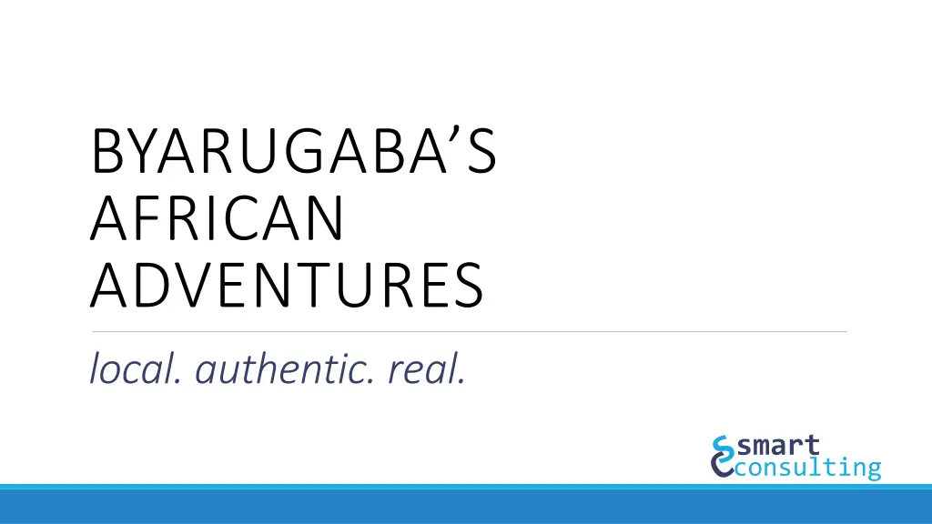 byarugaba s african adventures 1