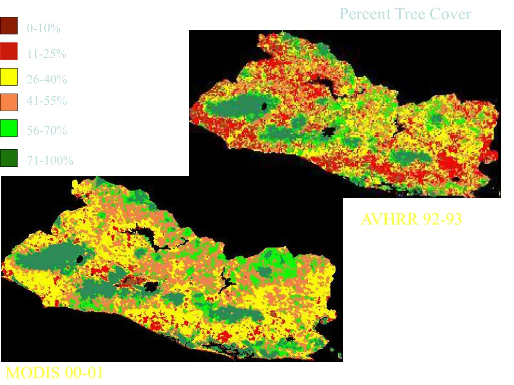 percent tree cover