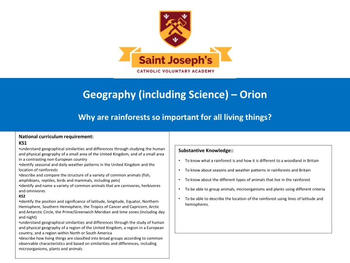 geography including science orion