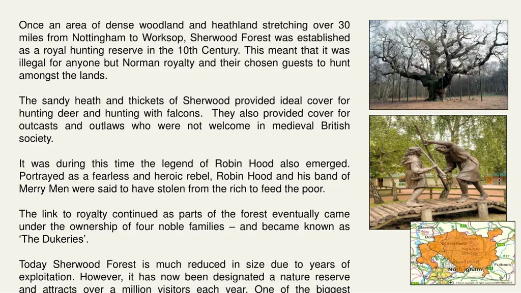 once an area of dense woodland and heathland 3