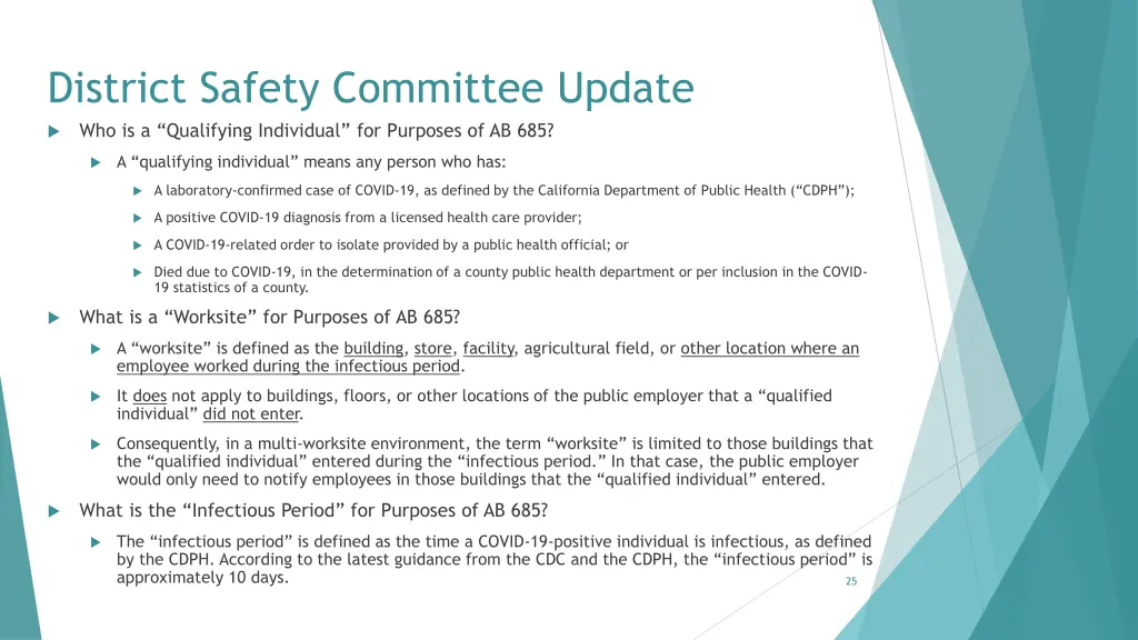 district safety committee update 1