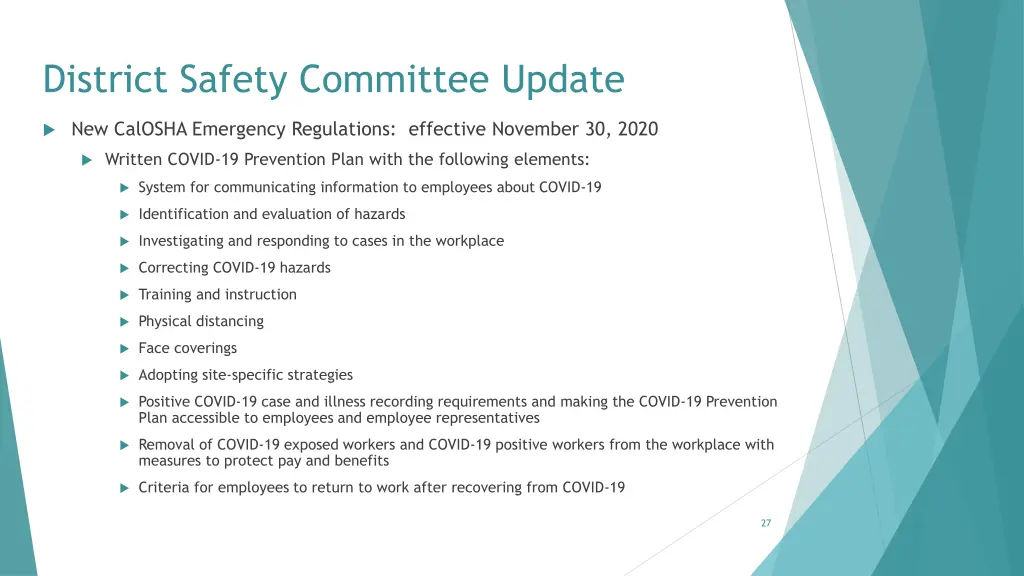 district safety committee update 3