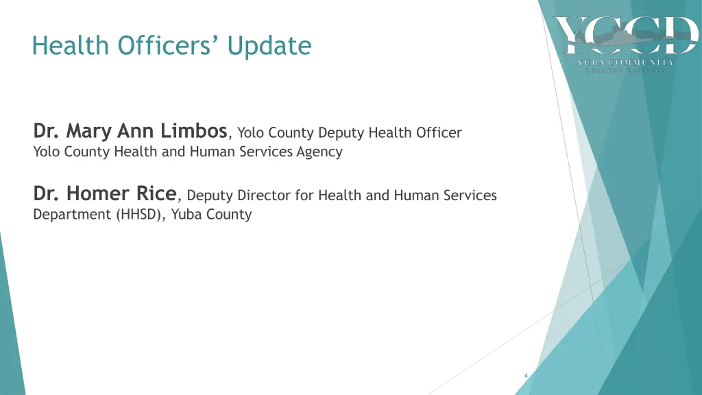 health officers update