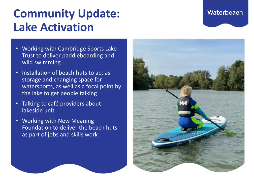 community update lake activation