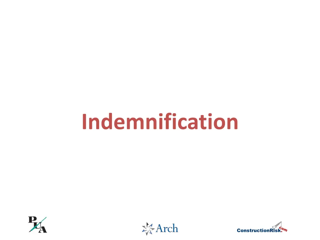 indemnification