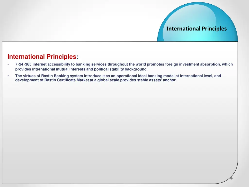 international principles