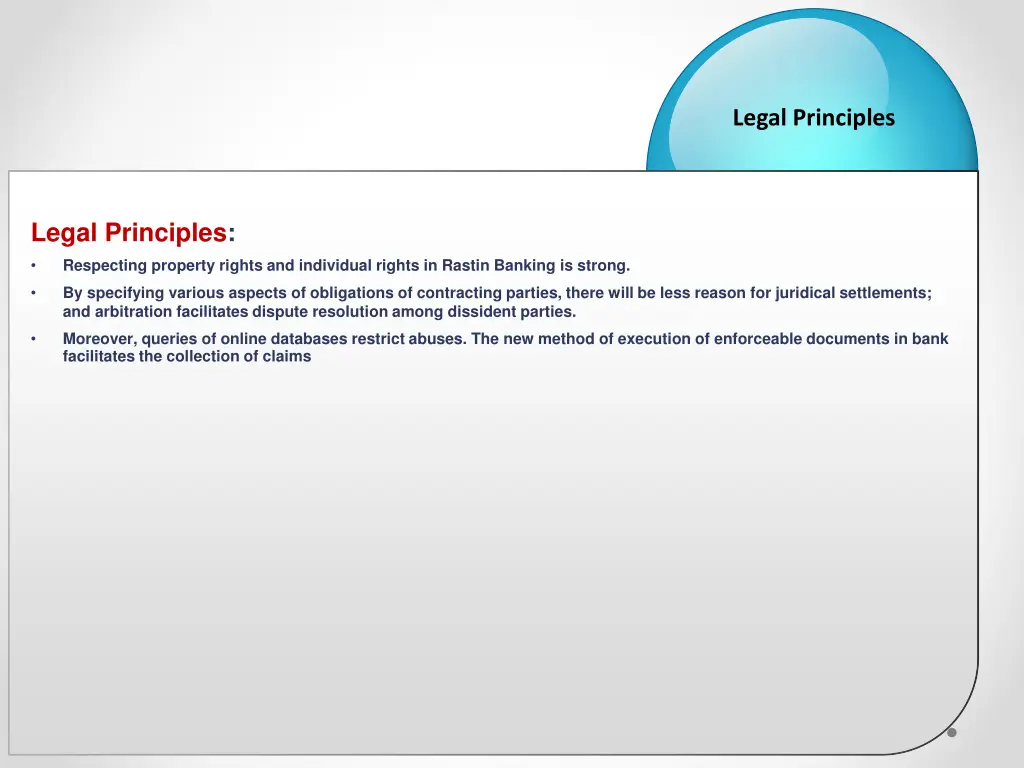 legal principles