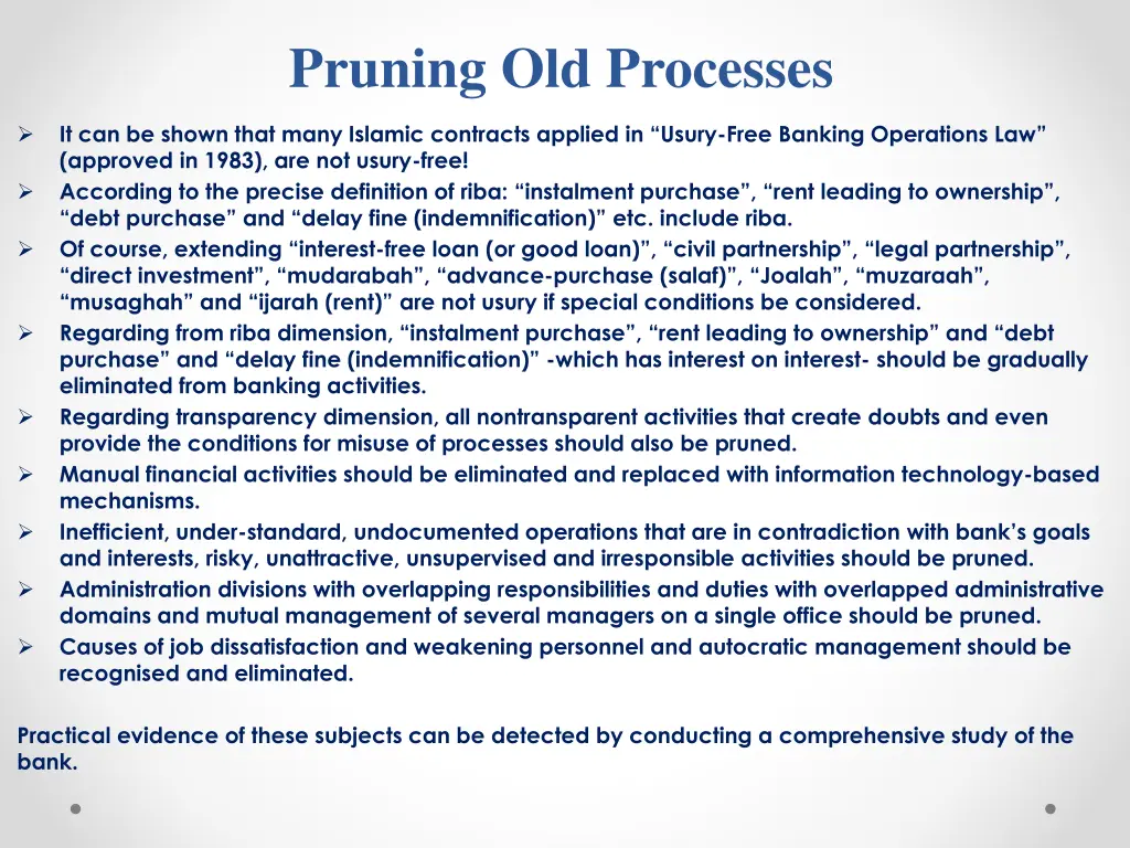 pruning old processes