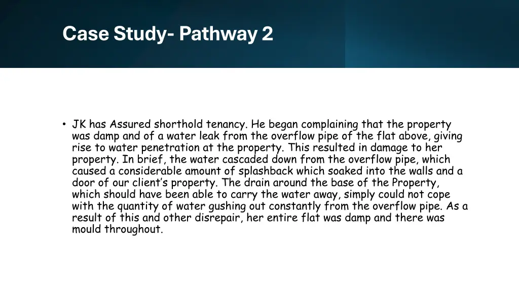 case study pathway 2