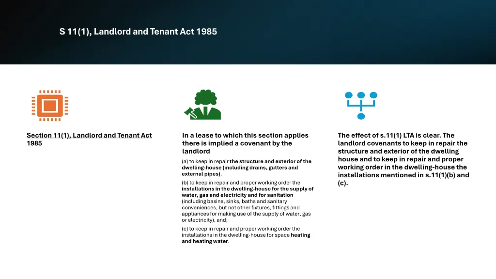 s 11 1 landlord and tenant act 1985