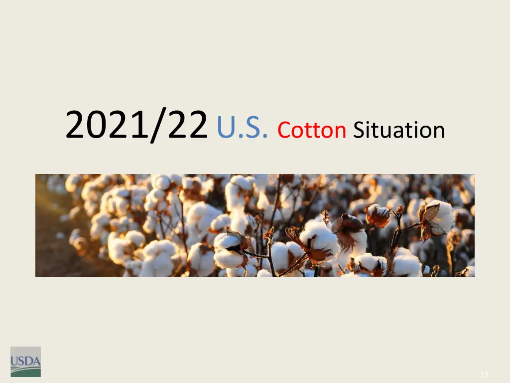 2021 22 u s cotton situation