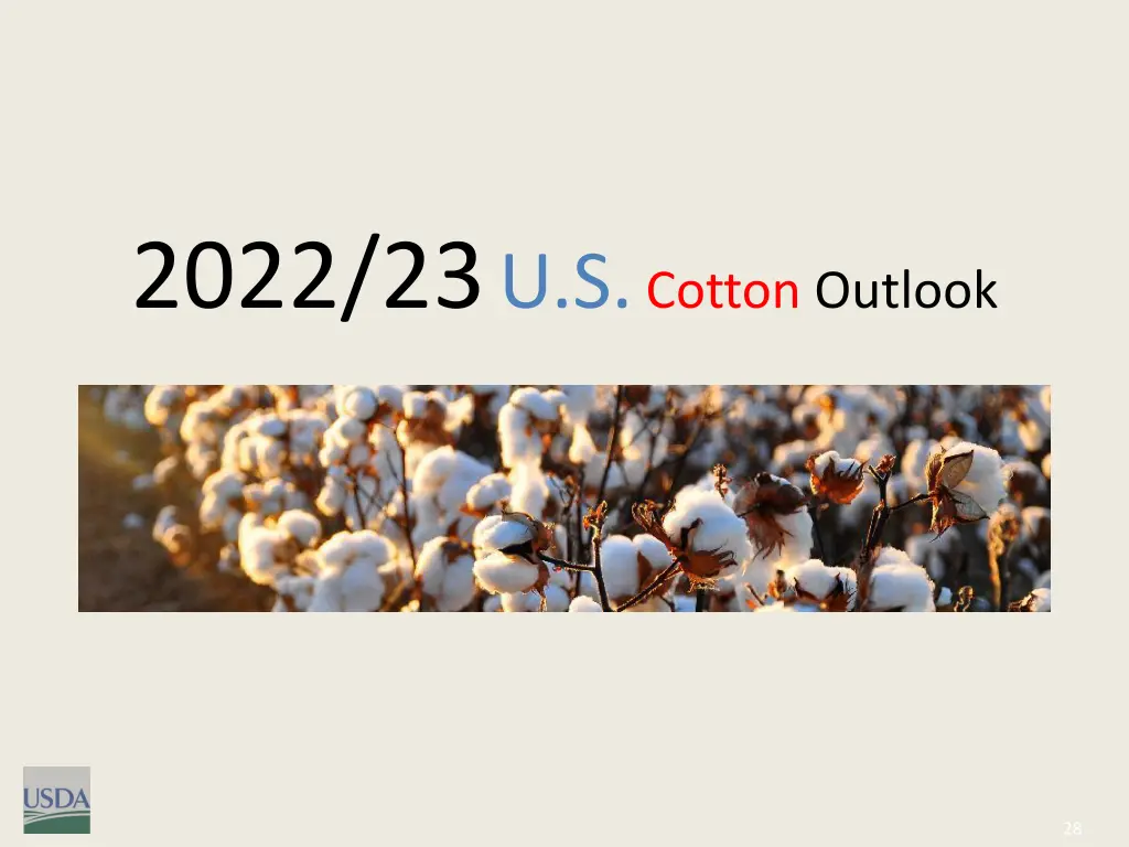 2022 23 u s cotton outlook