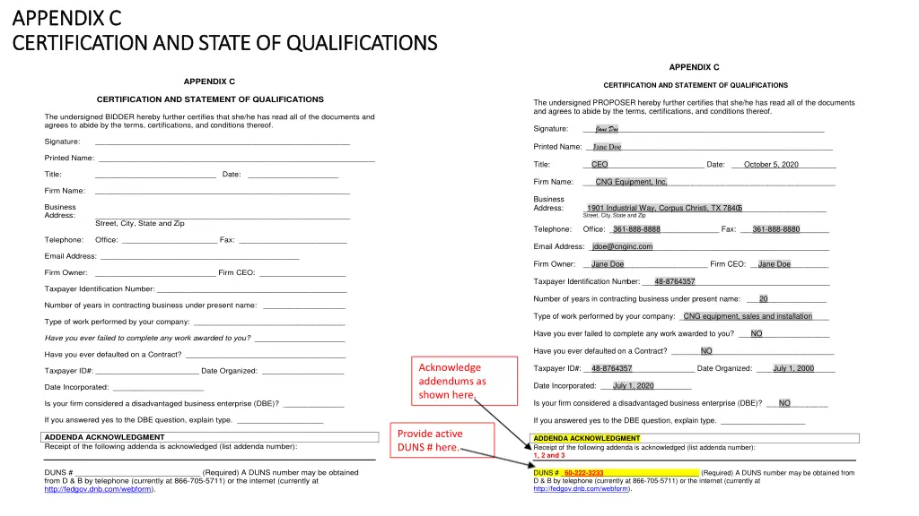 appendix c appendix c certification and state 1