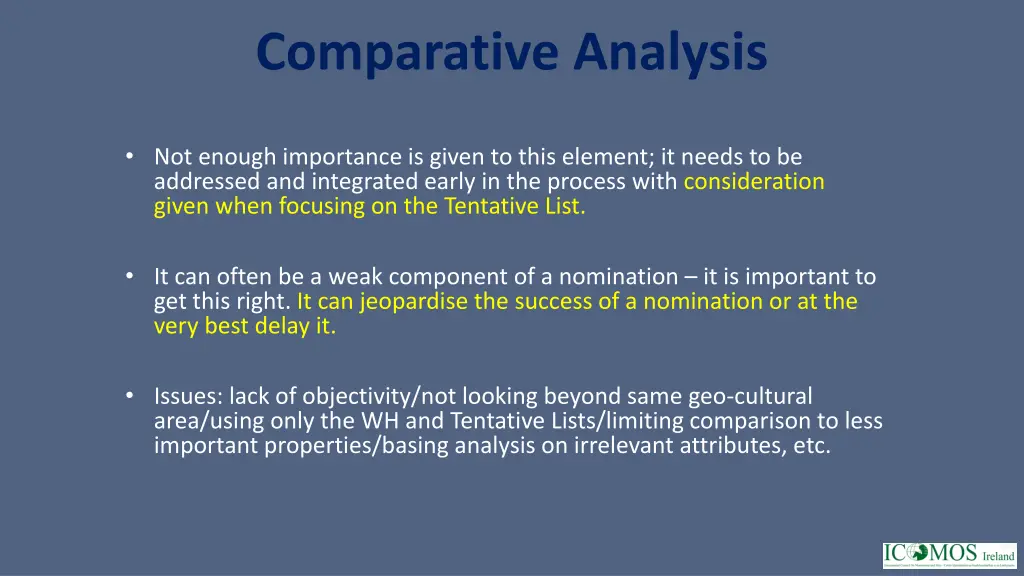 comparative analysis 2