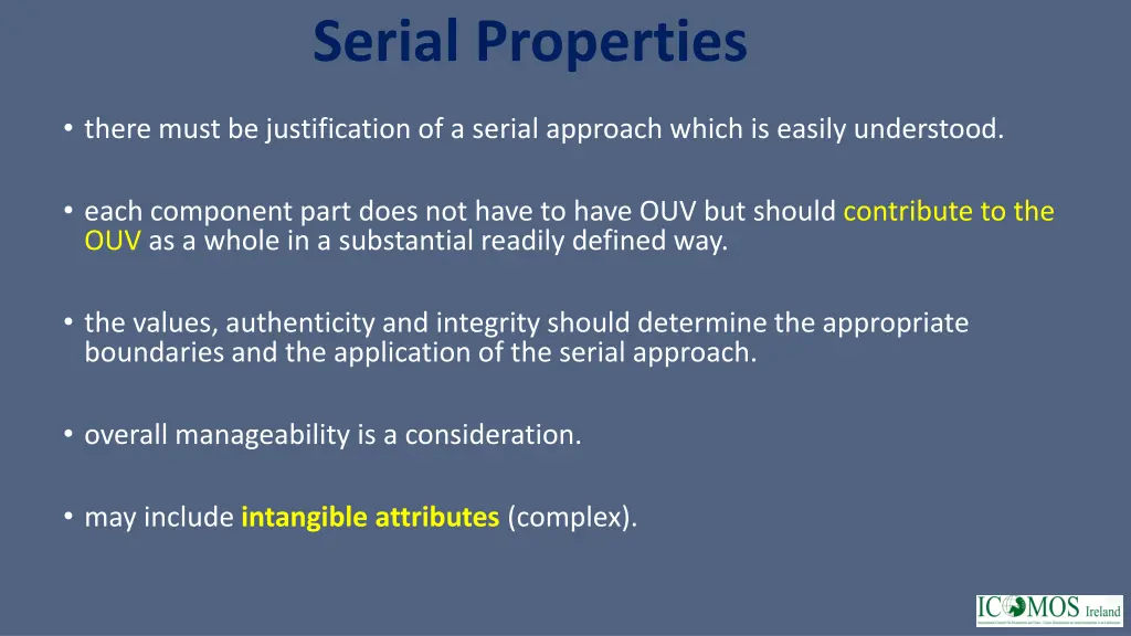 serial properties 2