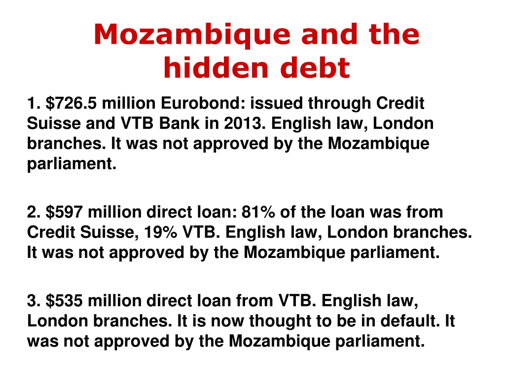 mozambique and the hidden debt 1