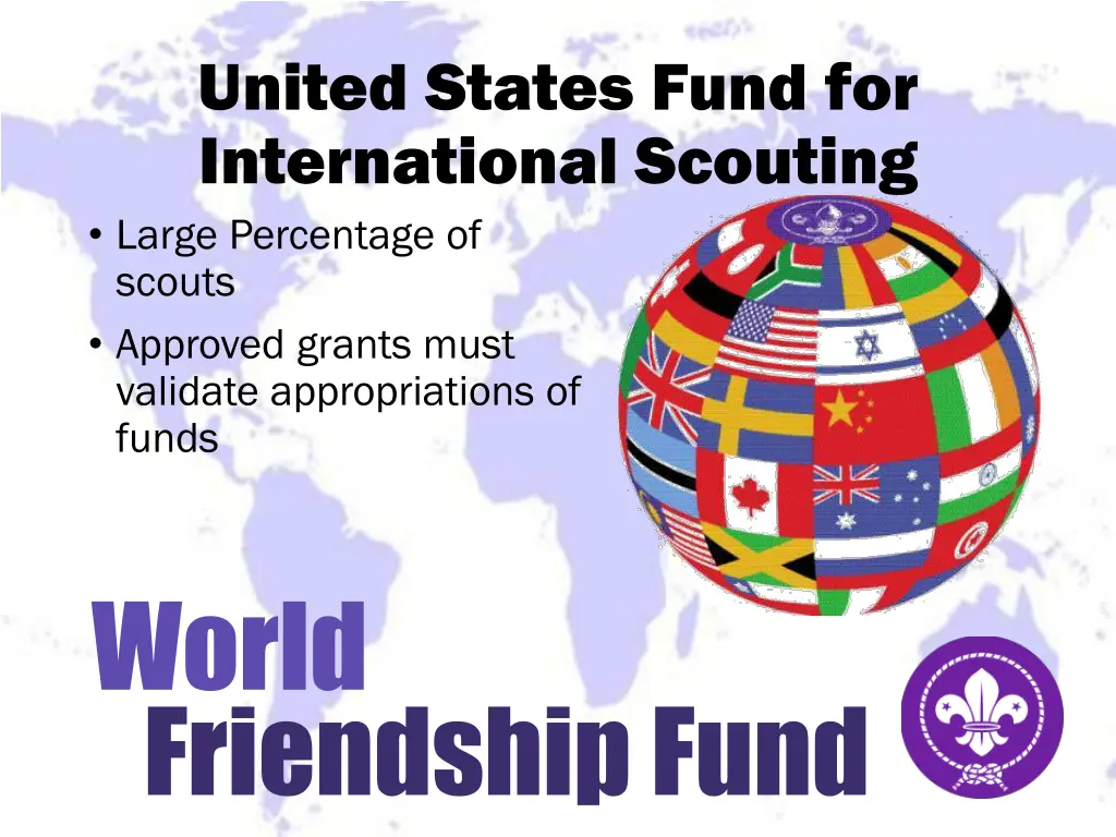 united states fund for international scouting 1