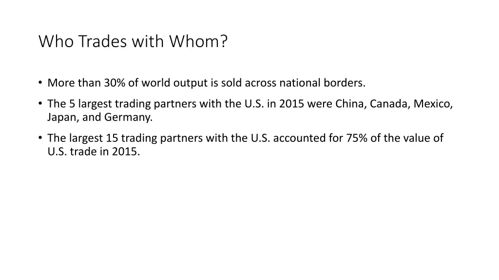 who trades with whom