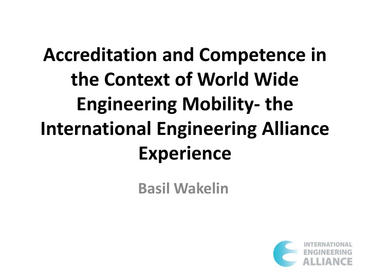 accreditation and competence in the context