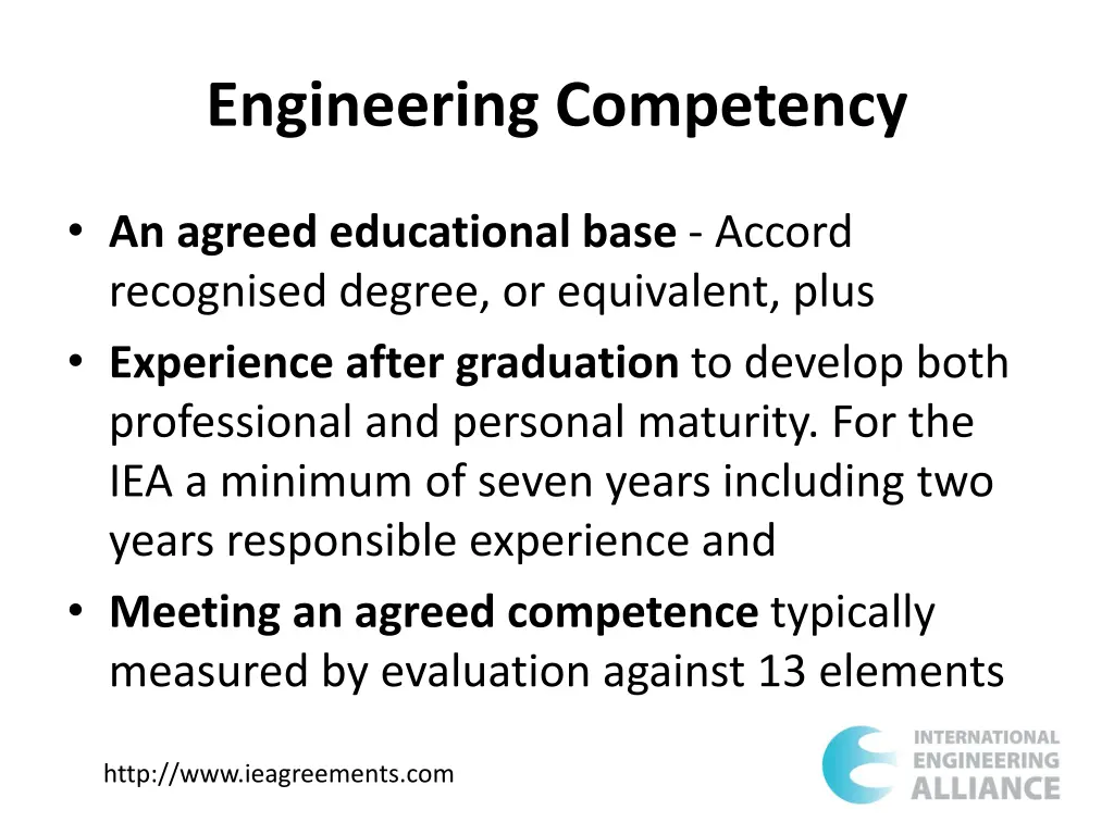 engineering competency