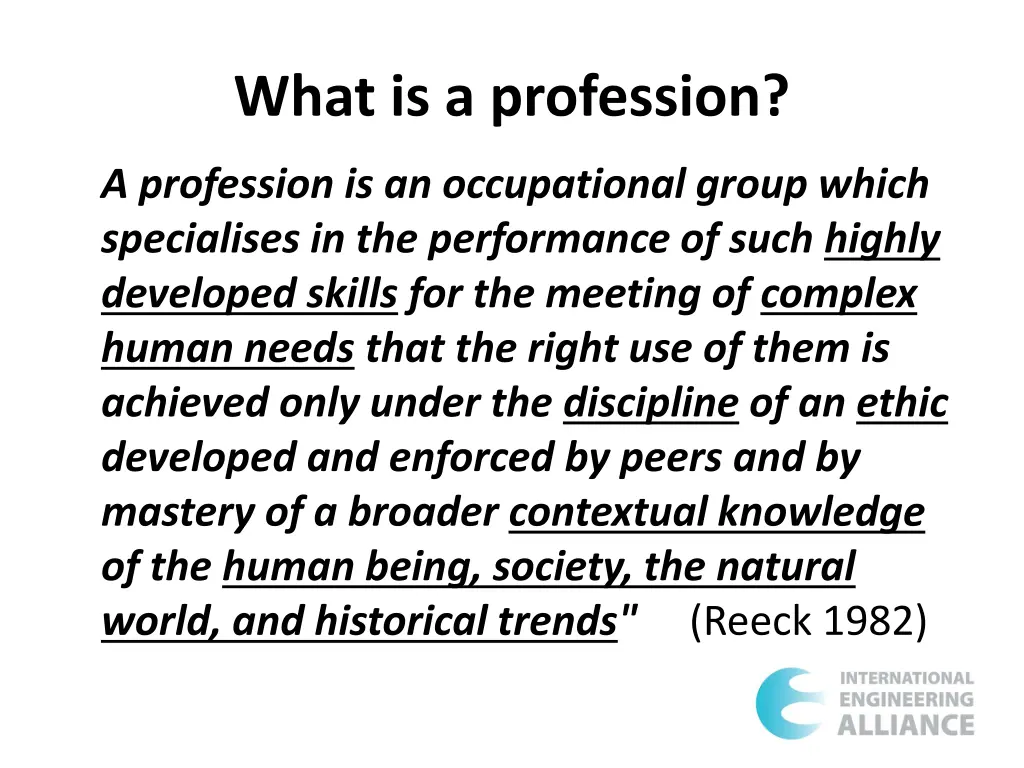 what is a profession