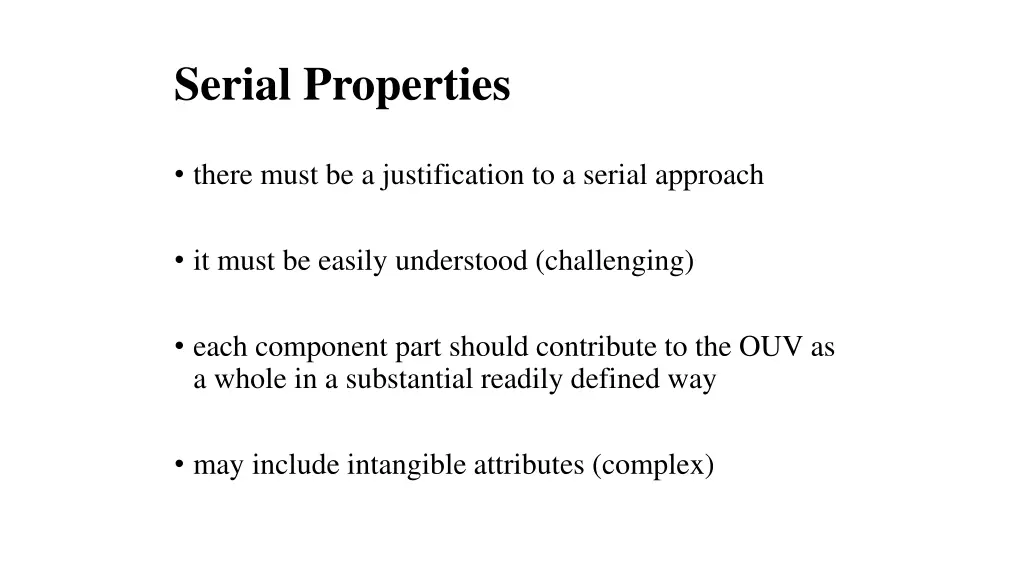 serial properties 2