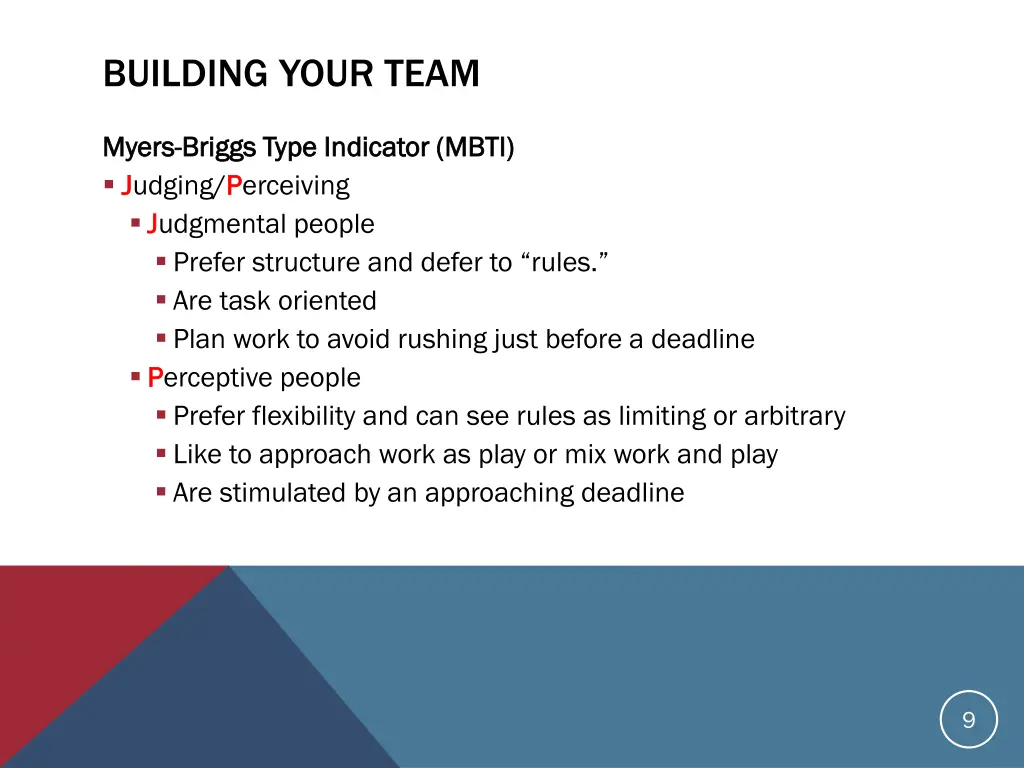 building your team 4