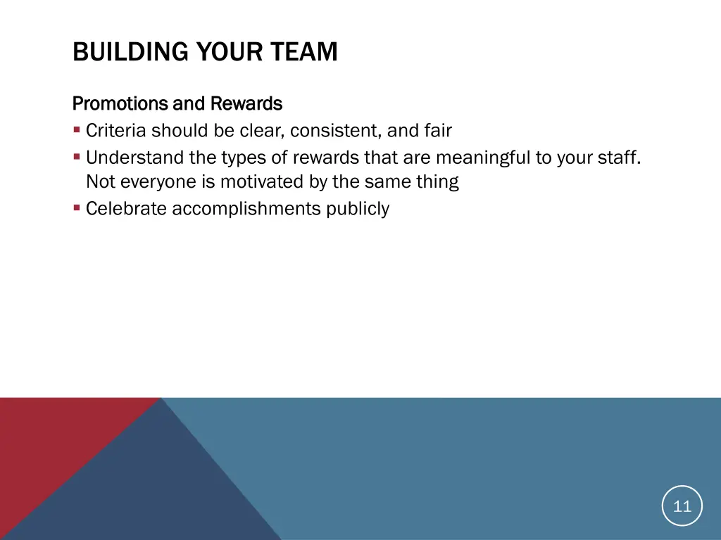 building your team 6