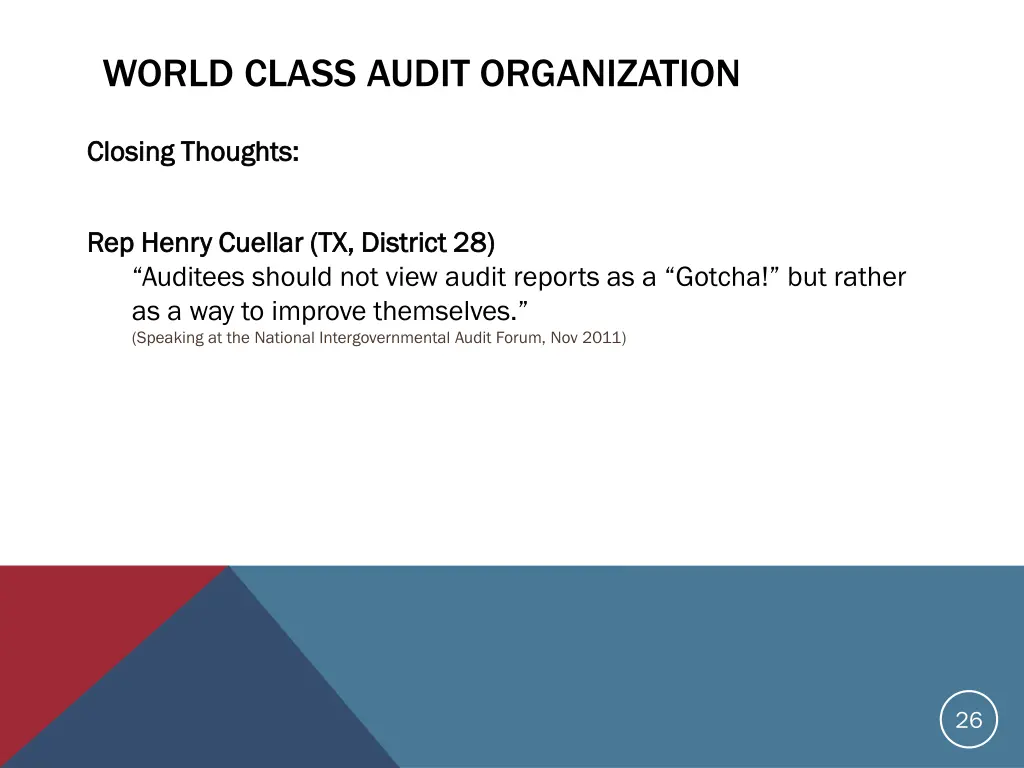 world class audit organization 2