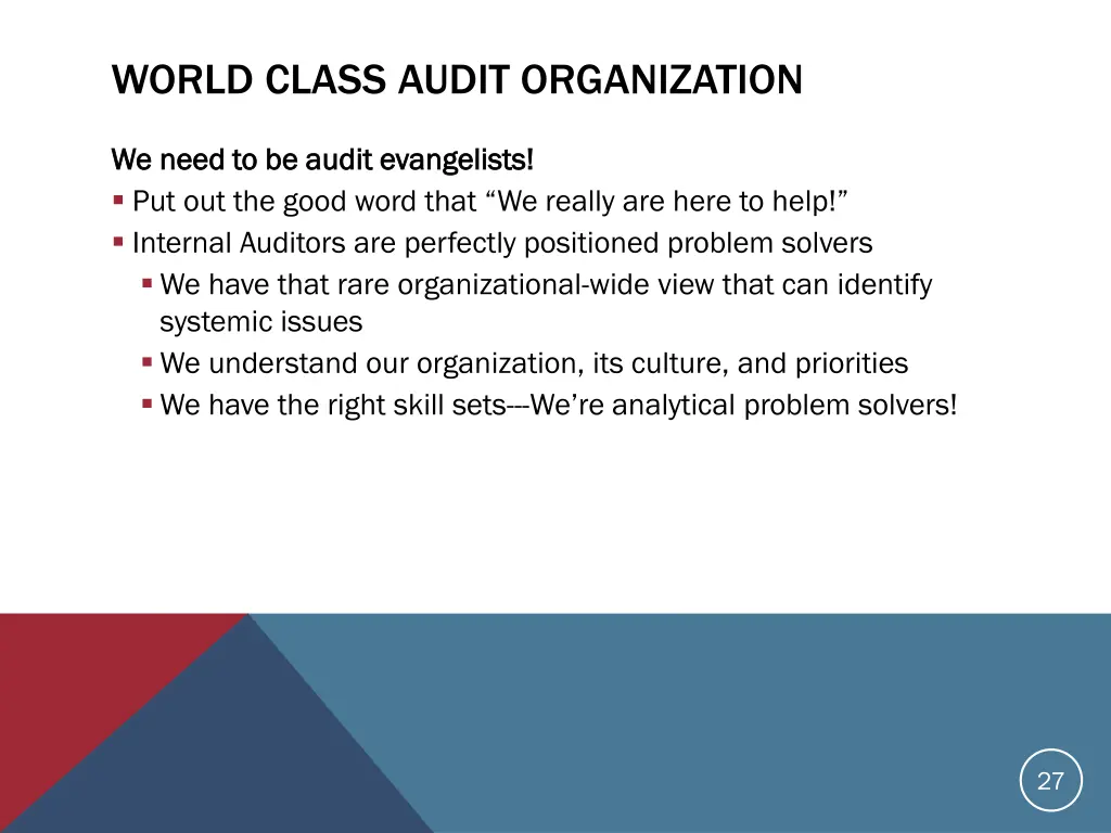 world class audit organization 3