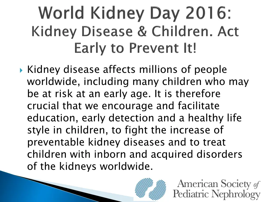 kidney disease affects millions of people