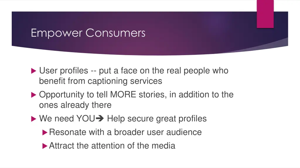 empower consumers