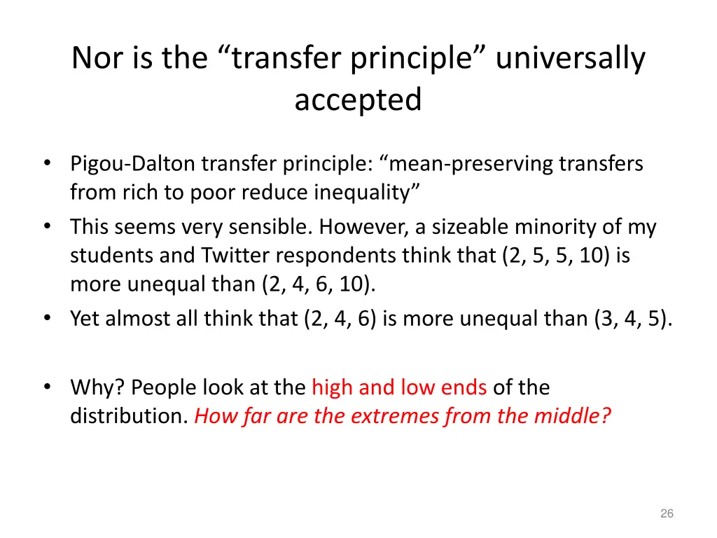 nor is the transfer principle universally accepted