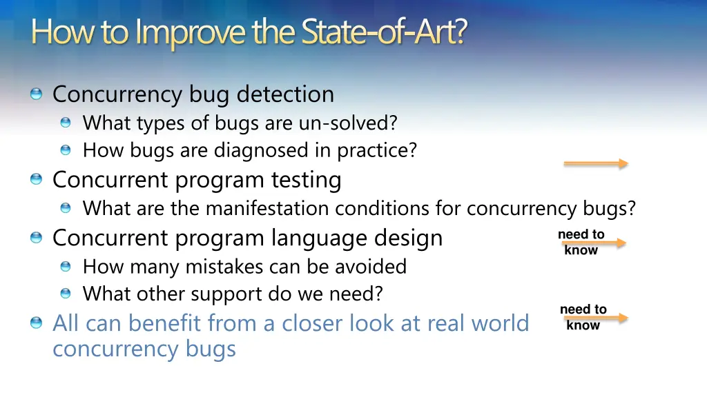 how to improve the state of art