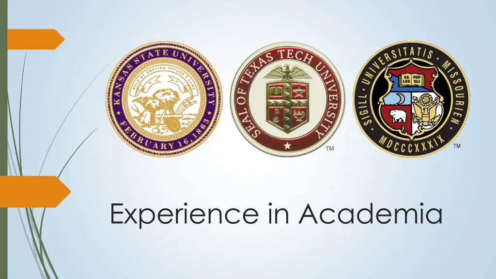 experience in academia