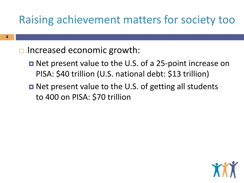 raising achievement matters for society too