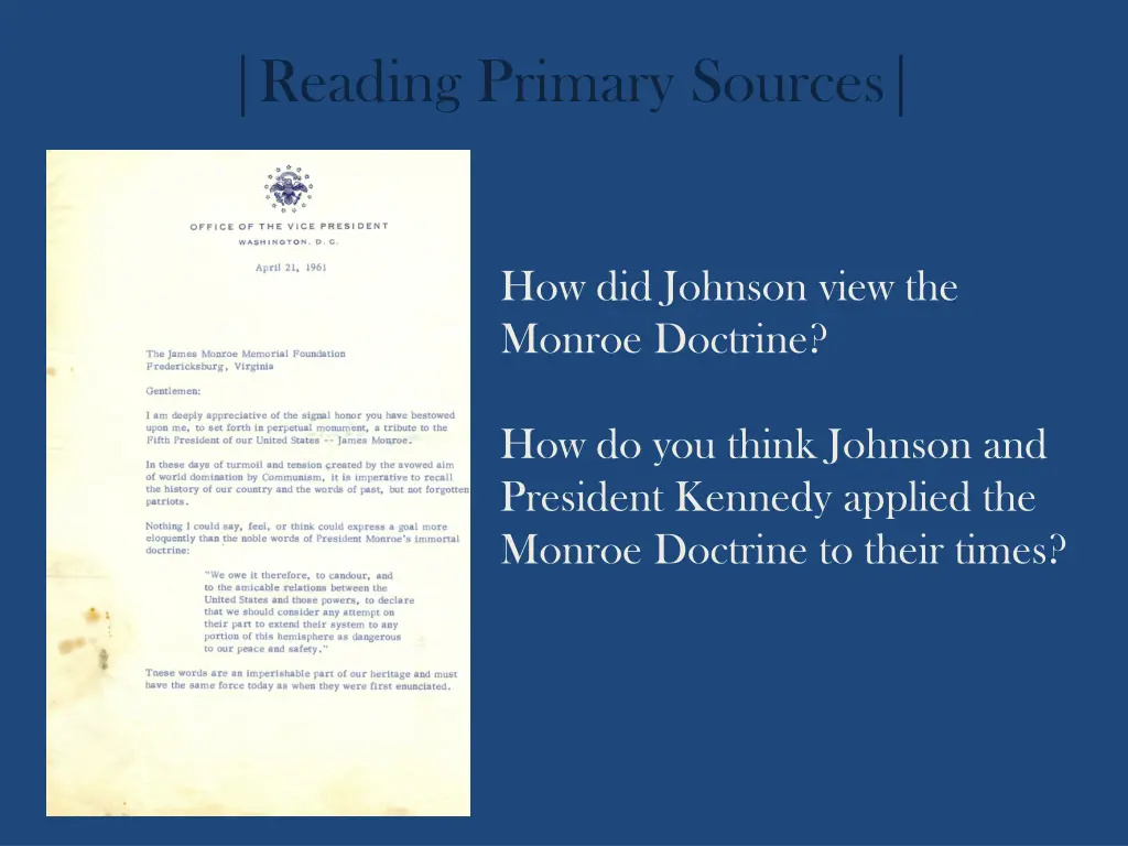 reading primary sources 1