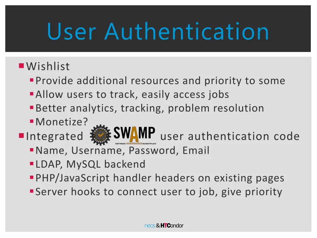 user authentication