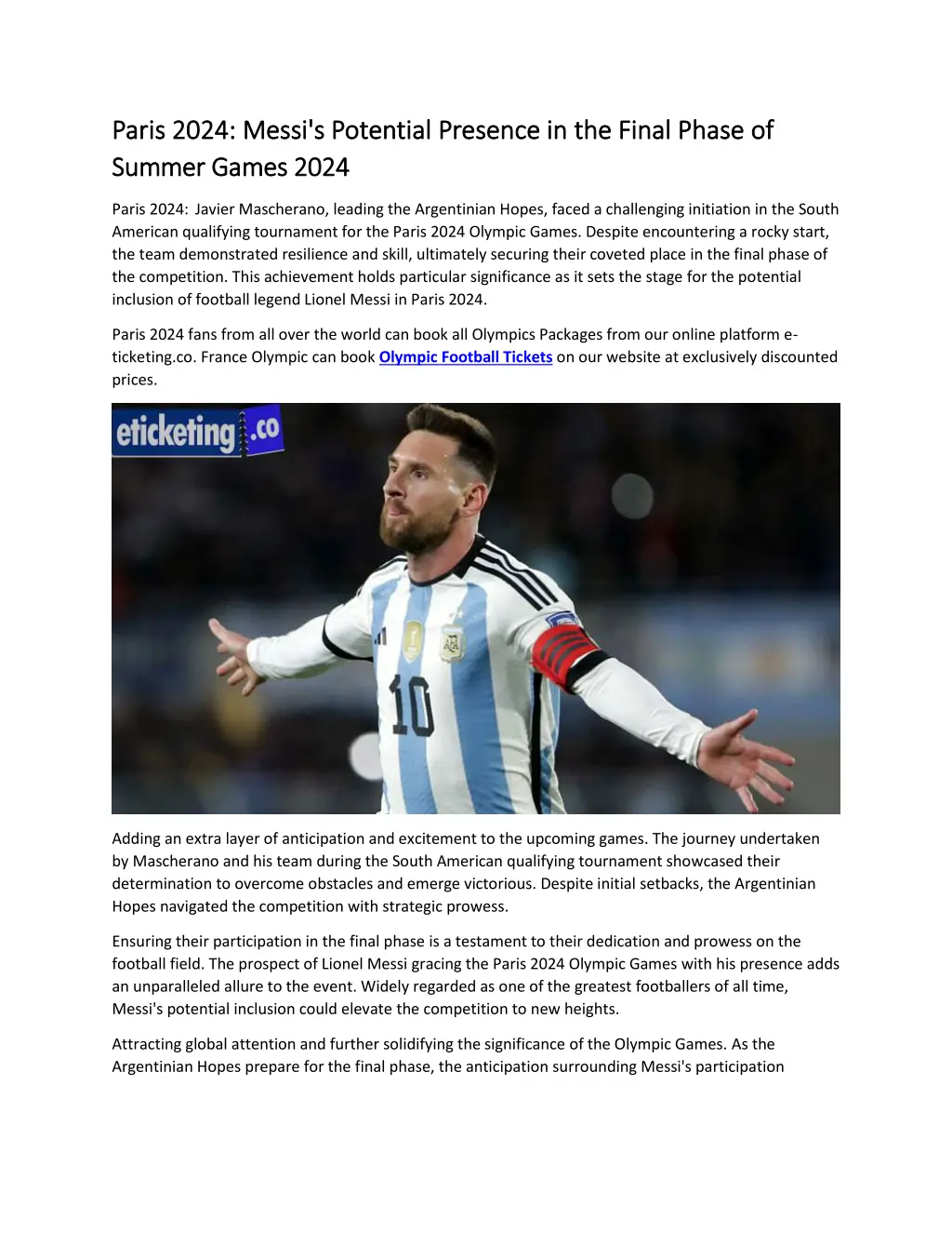 paris 2024 paris 2024 messi s potential presence