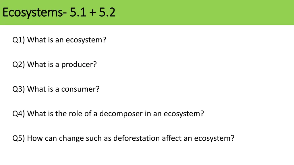 ecosystems ecosystems 5 1 5 2