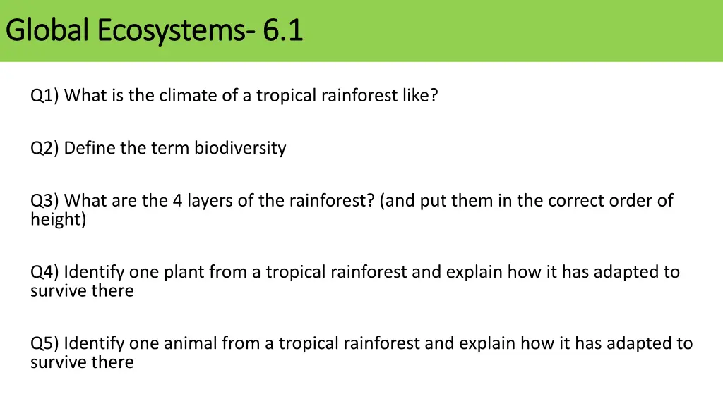 global ecosystems global ecosystems 6 1