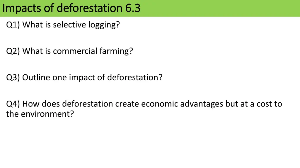 impacts of deforestation 6 3 impacts