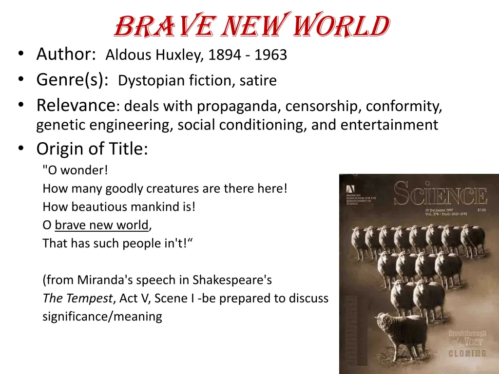 brave new world 1