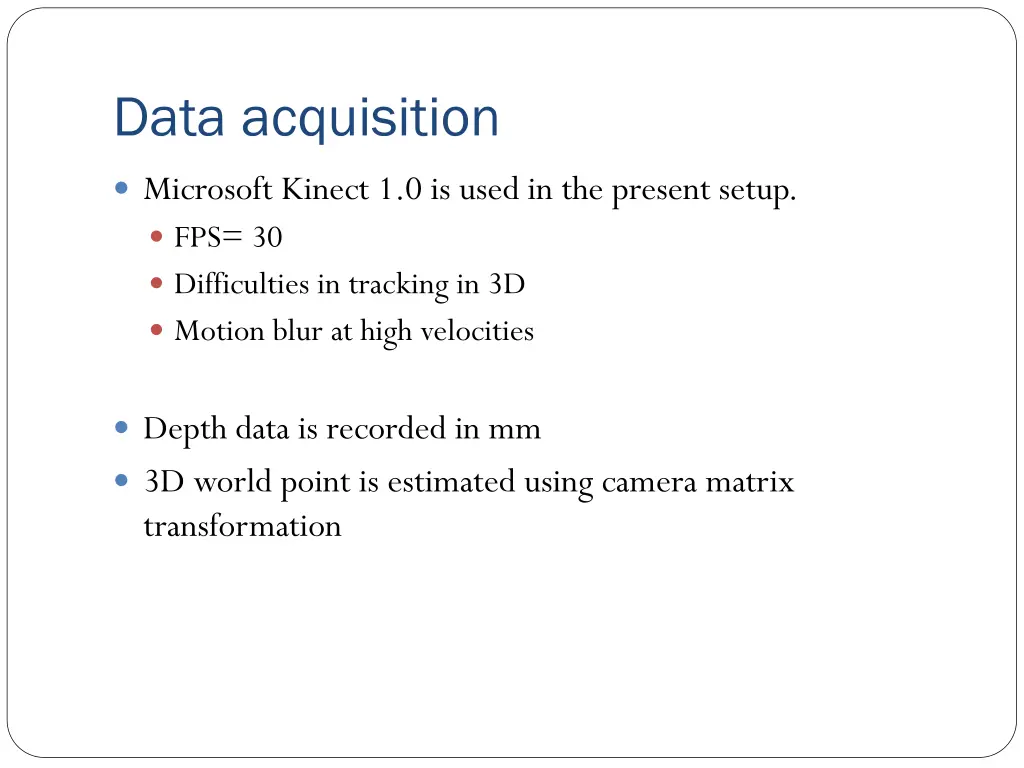 data acquisition