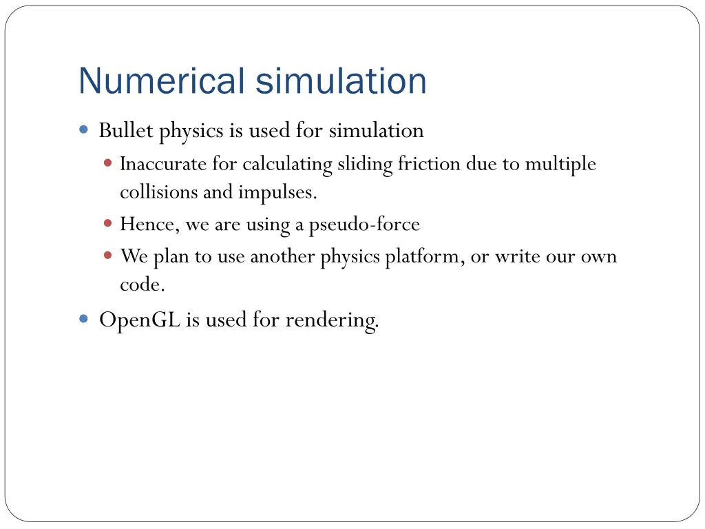 numerical simulation