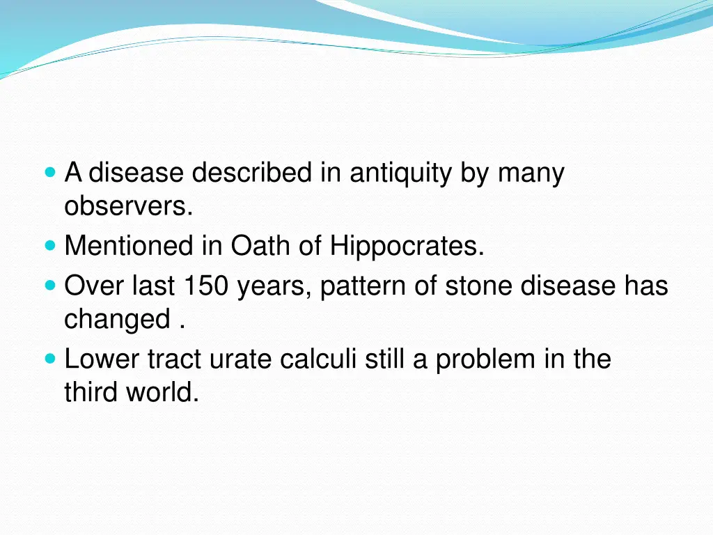 a disease described in antiquity by many