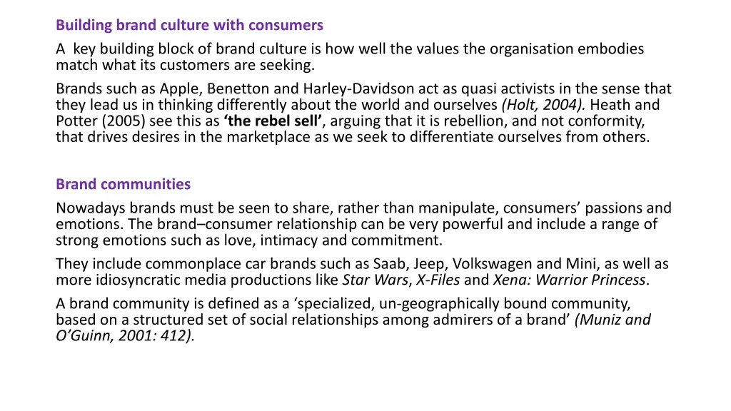 building brand culture with consumers