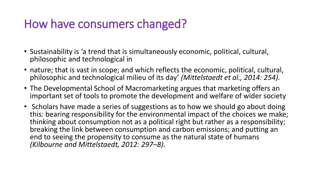 how have consumers changed how have consumers 1