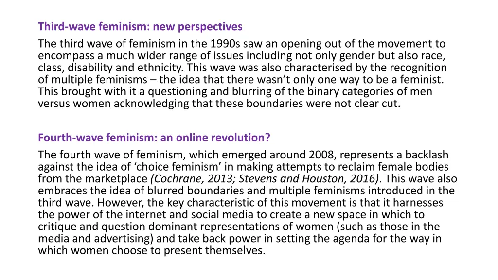 third wave feminism new perspectives the third