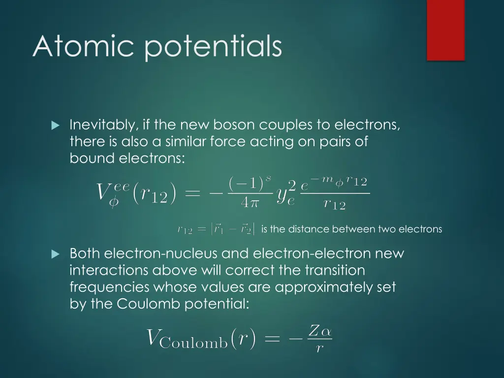 atomic potentials 1